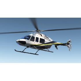 3D Civilian Passenger Helicopter Generic Rigged